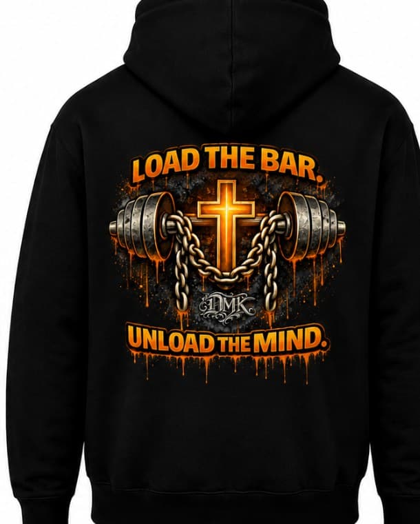 Load The Bar Hoodie — Load The Bar — Unload The Mind
