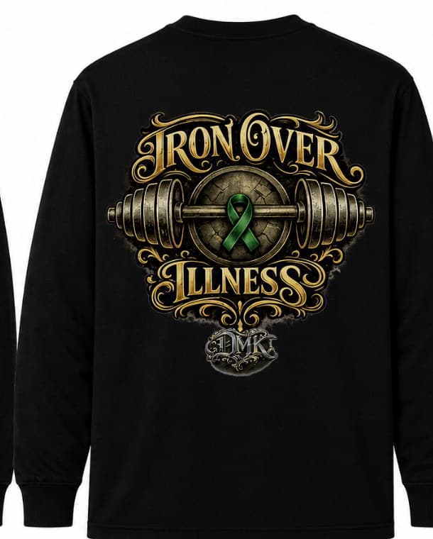 Iron Over Illness Long Sleeve — Iron Over Illness — Gold