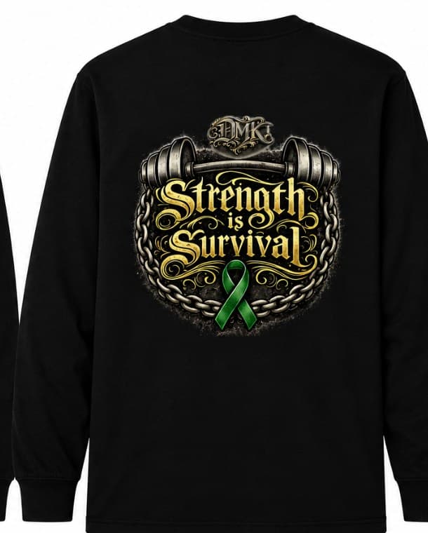 Strength Is Survival Long Sleeve — Strength Is Survival — Gold