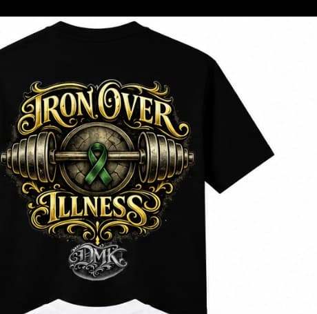 Iron Over Illness Short Sleeve — Iron Over Illness — Gold