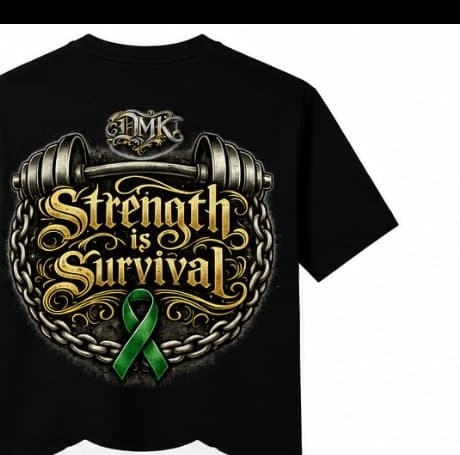 Strength Is Survival Short Sleeve — Strength Is Survival — Gold