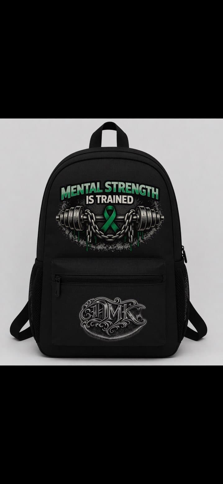 Mental Strength Is Trained Backpack — Mental Strength Is Trained — Green